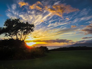 Makena Beach günbatımı