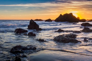 El Matador devlet Beach günbatımı