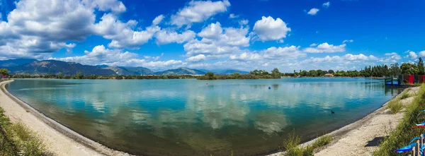 Santa Fe Reservoir Panorama — Stock Photo, Image