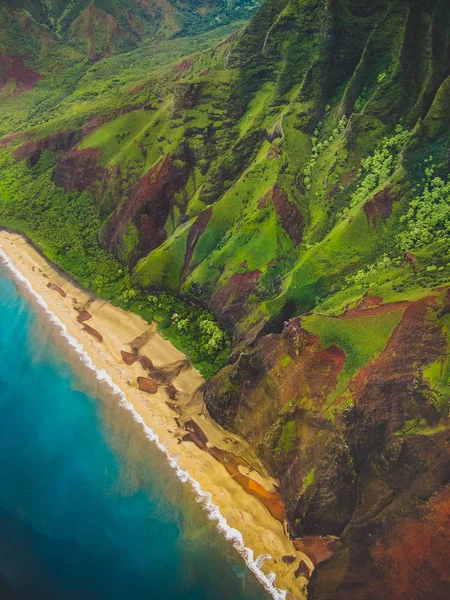 Na Pali Coast antenne — Stockfoto