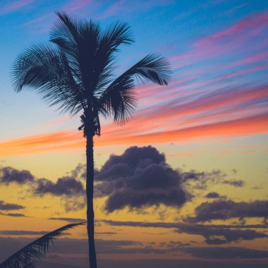 Makena Beach günbatımı