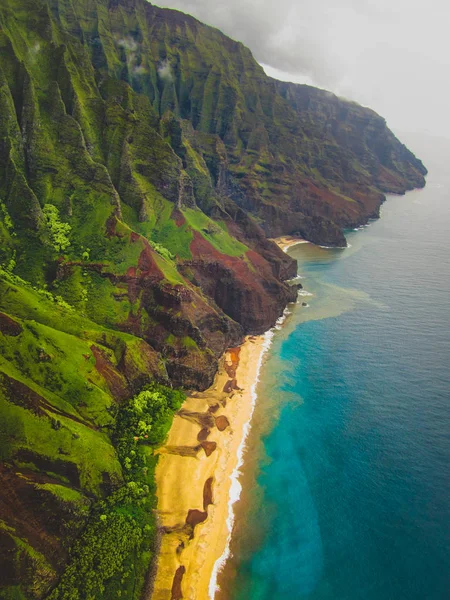 Na Pali Coast antenne — Stockfoto