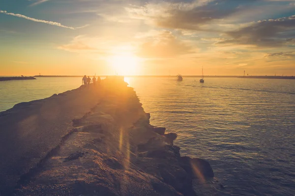 Pôr do sol na Playa Del Rey — Fotografia de Stock