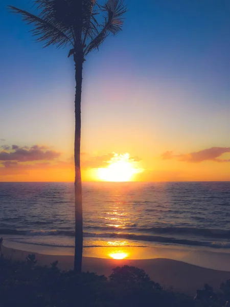 Makena Beach Sunset — Fotografia de Stock