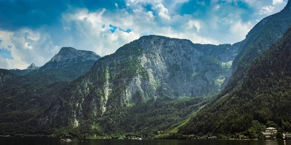 Lake Hallstatt Panorama — Stock Photo, Image