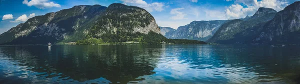 Impresionante Lago Hallstatt Panorama — Foto de Stock