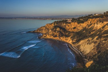 Düz Rock noktada günbatımı