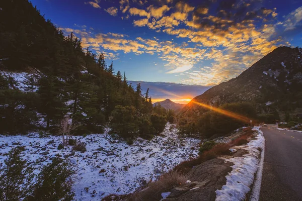 Mont Baldy Coucher de soleil — Photo