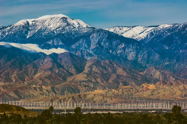 Cubierto de nieve Monte San Jacinto — Foto de Stock