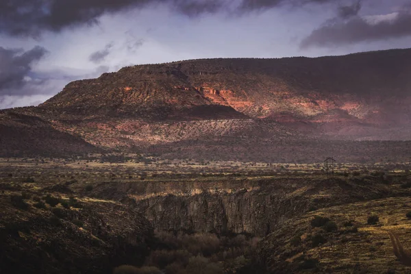 Χιονοθύελλα πλησιάζει Verde Valley — Φωτογραφία Αρχείου