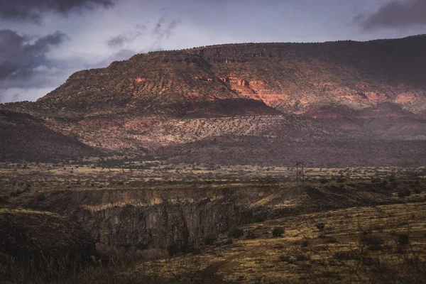 Χιονοθύελλα πλησιάζει Verde Valley — Φωτογραφία Αρχείου