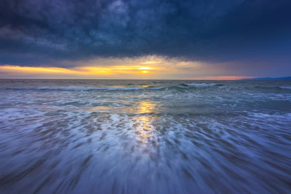 Sonnenuntergang am Strand von Redondo — Stockfoto