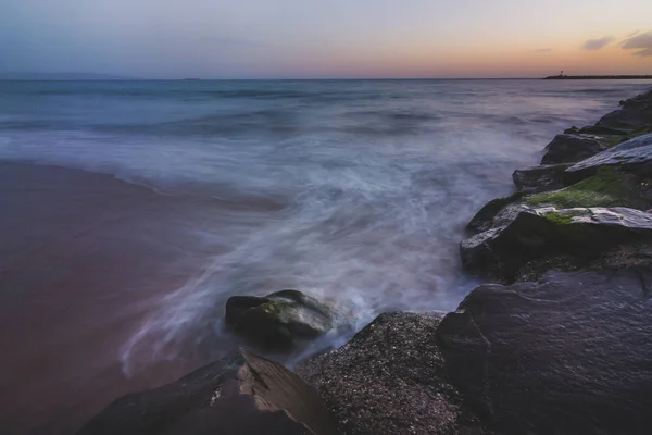 Zehen Strand Sonnenuntergang — Stockfoto