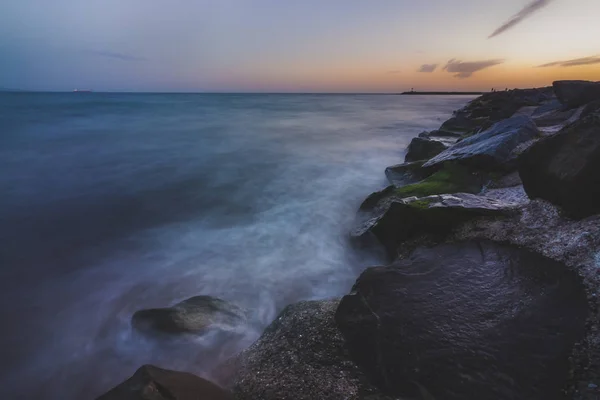 Toes Beach Sunset – stockfoto