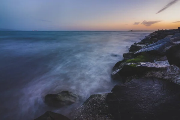 Zehen Strand Sonnenuntergang — Stockfoto