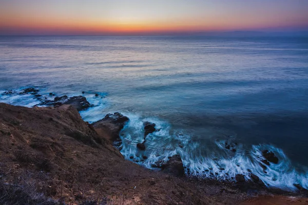 Palos Verdes klipporna efter solnedgången — Stockfoto