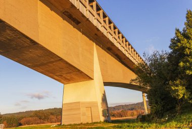 Catoira köprü Ulla köprüden