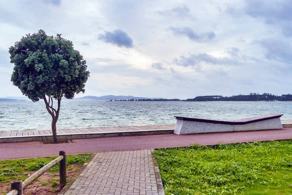 Paseo marítimo de Vao en la tormenta —  Fotos de Stock