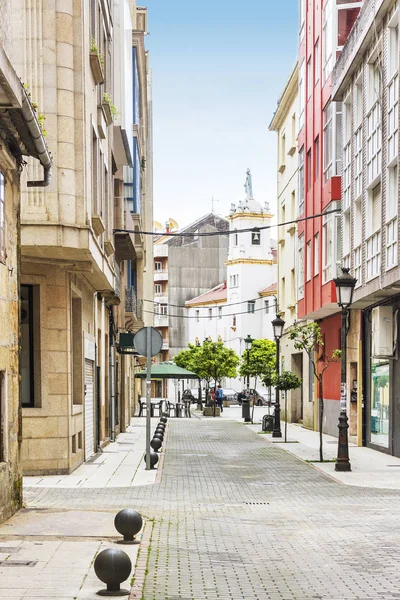 Calle Alcalde Rey Davina en Vilagarcia de Arousa —  Fotos de Stock