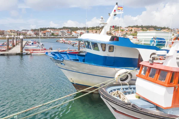 Fishing boats moored — Stock Photo, Image