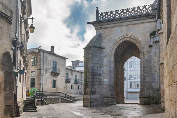 Santa Maria plein in Lugo — Stockfoto