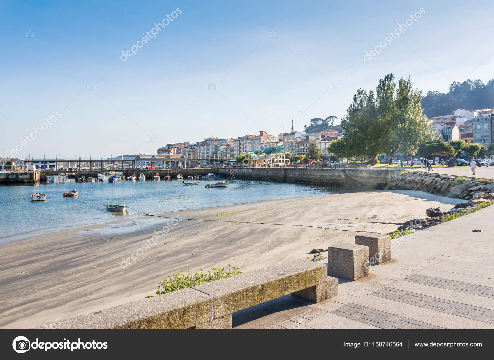 Beach in Cangas de Morrazo â€” Foto de Stock