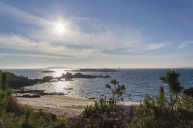 Güneş Corbeiro beach üzerinde