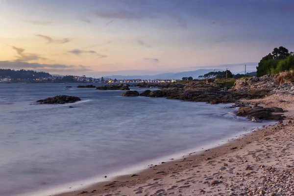 Plage de Portinhos de Quilma au crépuscule — Photo