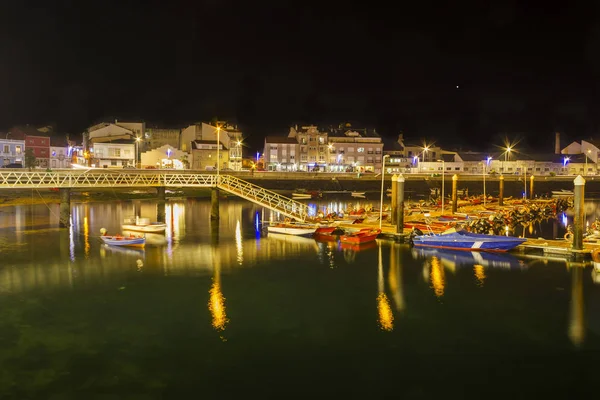 Xufre port rybacki w nocy — Zdjęcie stockowe
