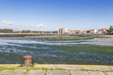 Düşük tide Koyu'nda Cambados