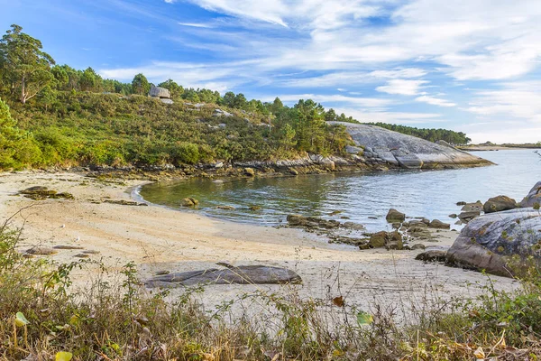 Playa de Escorregadoira en la isla de Arousa —  Fotos de Stock