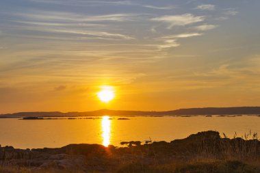 Ria de Arousa at sunset
