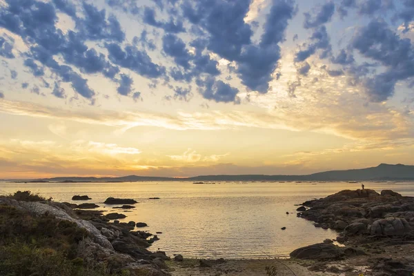 Plage de Quilma au crépuscule — Photo