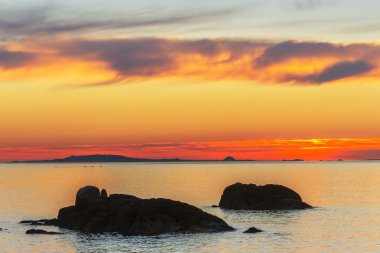 Arousa Haliç denizde buzlu