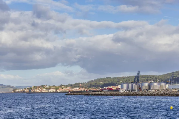 Pueblo de Carril y puerto de Vilagarcia de Arousa — Foto de Stock