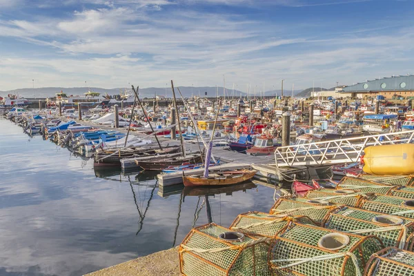 Porto de pesca de Bueu — Fotografia de Stock