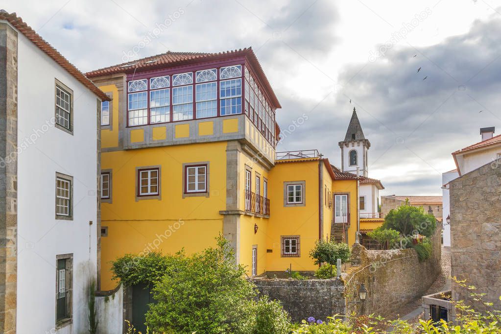 Buildings into Valenca do Minho fortification