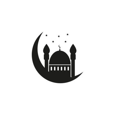 Arap kaligrafisi Ramazan Kareem ile Ramazan tebrik kartı. Sivrisineklerle altı ay İslam geçmişi. EPS 10