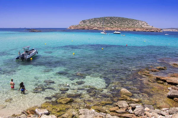 Playa de Cala Conta en Ibiza — Foto de Stock