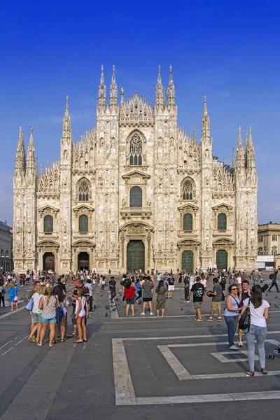 Cathedral Basilica of the Nativity of Saint Mary in Milan, Italy — Stock Photo, Image