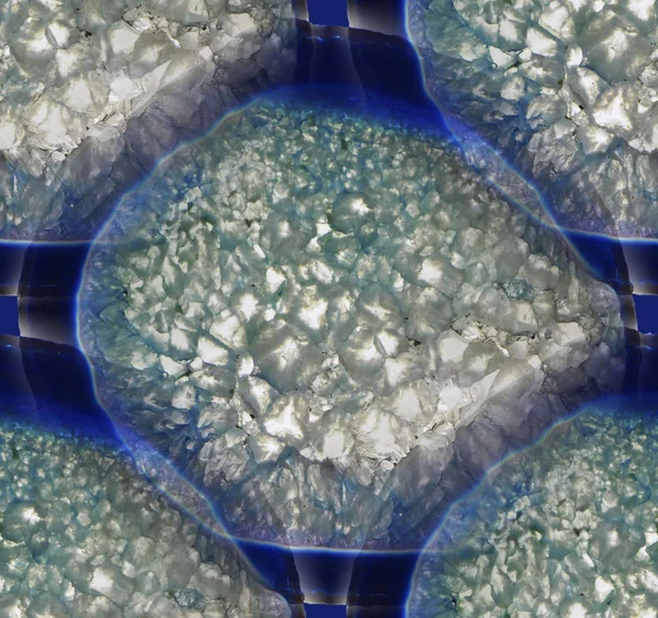 Ágata Cristal Seção Transversal Como Fundo Sem Costura — Fotografia de Stock