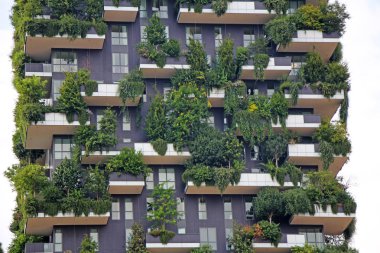 Bosco Verticale konutları. Dikey Orman sakinleri