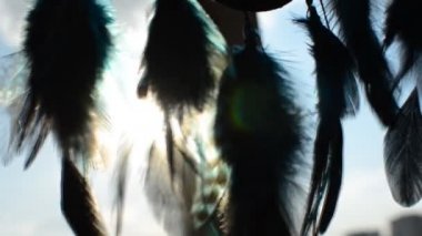 Eşarplı dokuma dreamcatcher