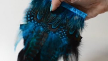 Eşarplı dokuma dreamcatcher