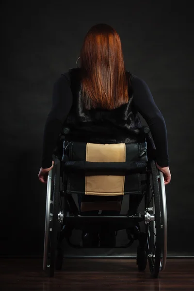 Parte de trás da pessoa com deficiência . — Fotografia de Stock