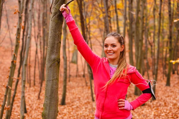 Portret active dziewczyna sportowa. — Zdjęcie stockowe