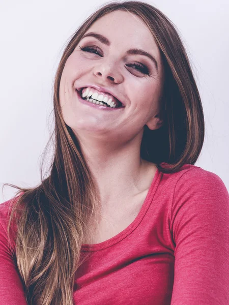 Retrato de mujer feliz . — Foto de Stock