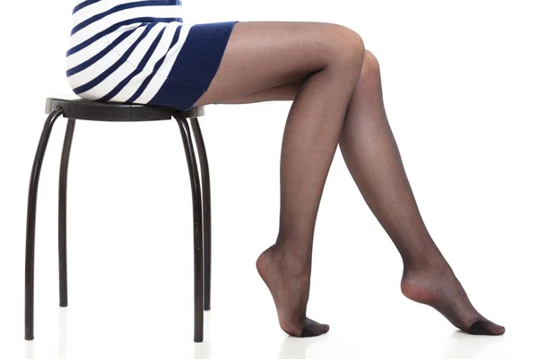 Güzel bacakları ince kız — Stok fotoğraf