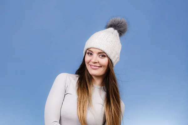 Woman in thermal underwear — Stock Photo, Image