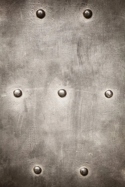 Grunge metal plate as background texture — Stock Photo, Image